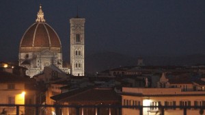 Vista di Firenze dal 360 rooftop bar del Grand Hotel Minerva in Piazza Santa Maria Novella