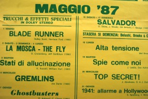 Storica locandina de L'Universale di Firenze Maggio 1987