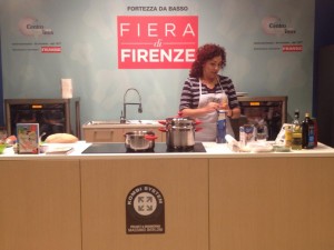 Fiera di Firenze Giulia Scarpaleggia Show cooking 